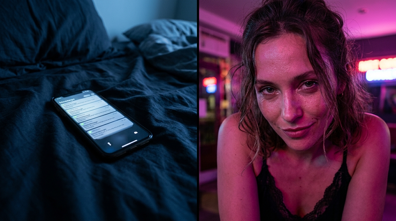 Leaked Tinder comparison showing swipe loophole